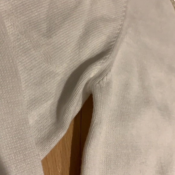NWOT/New Girl’s Children’s Place White Pearl Knit Button Up Cardigan-size16 - Picture 6 of 17